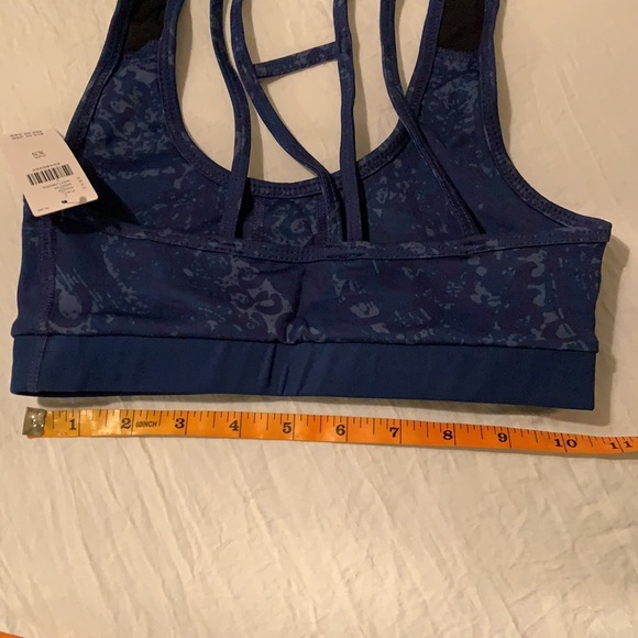 Daily Practice by Anthropologie Sofia Sports Bra in Navy Leopard - Picture 10 of 11